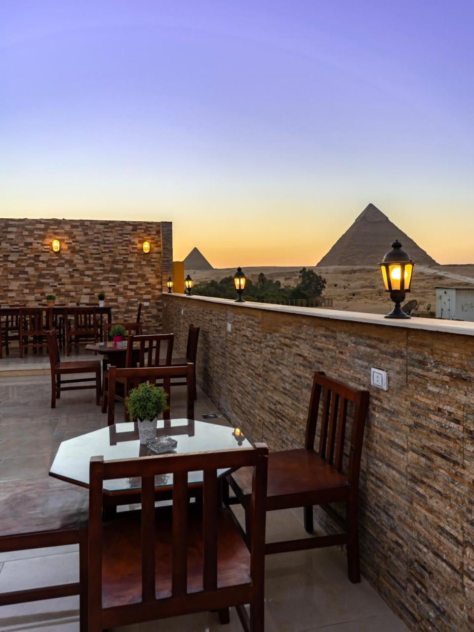 Amon Holiday Pyramids Inn Kafret el-Gabal Exterior foto